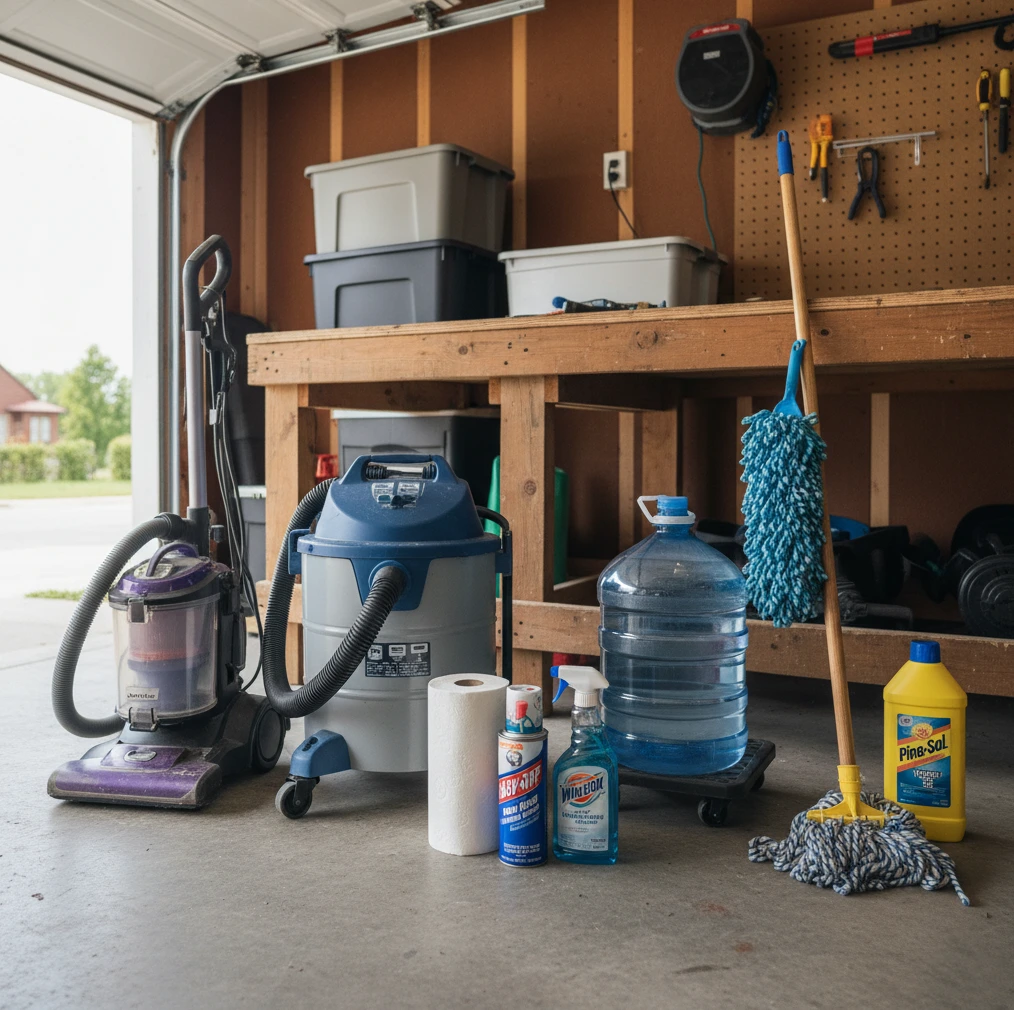Equipment needed for cleaning
