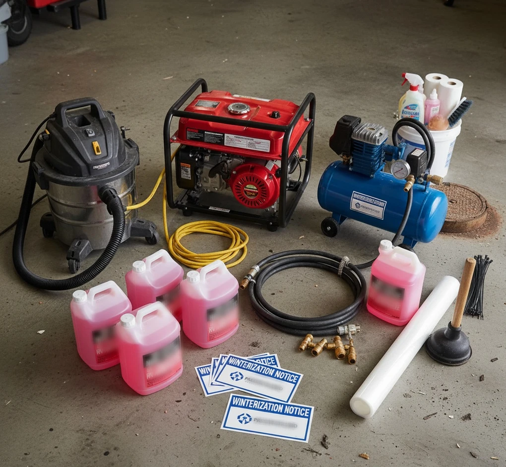 Materials needed for winterization