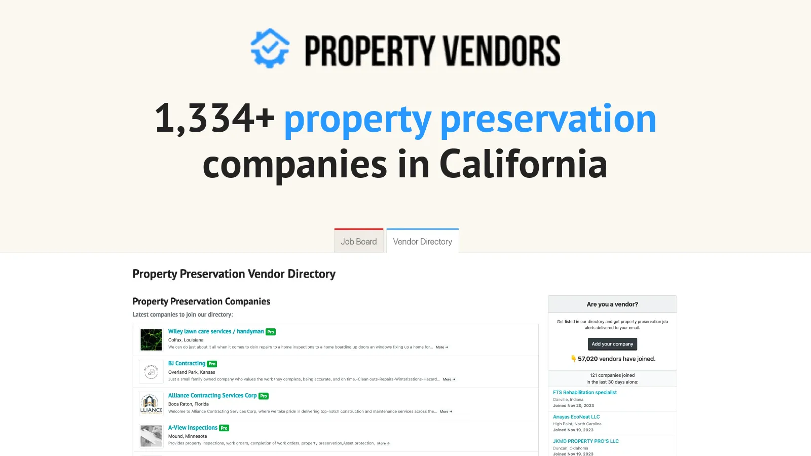 Property Preservation Services in California Page 2